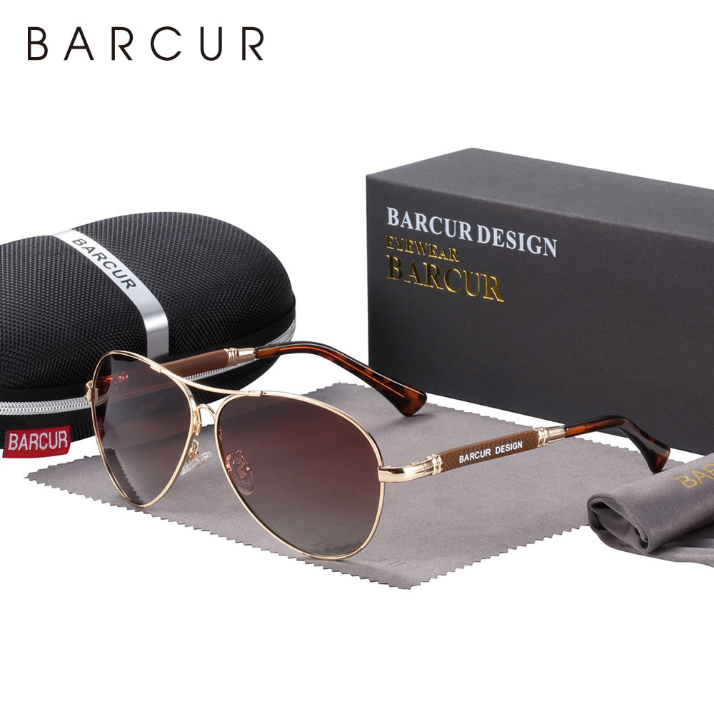BARCUR Titanium Alloy Polarized Sunglasses - Harvey's