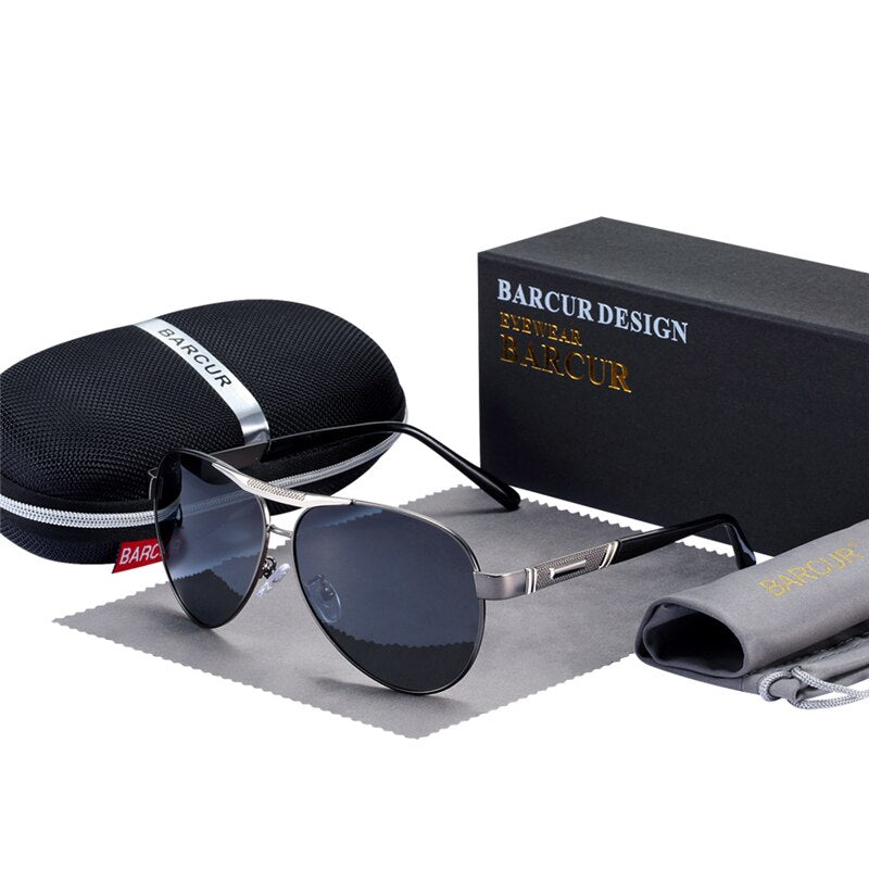 BARCUR Polarized Pilot Sunglasses - Harvey's