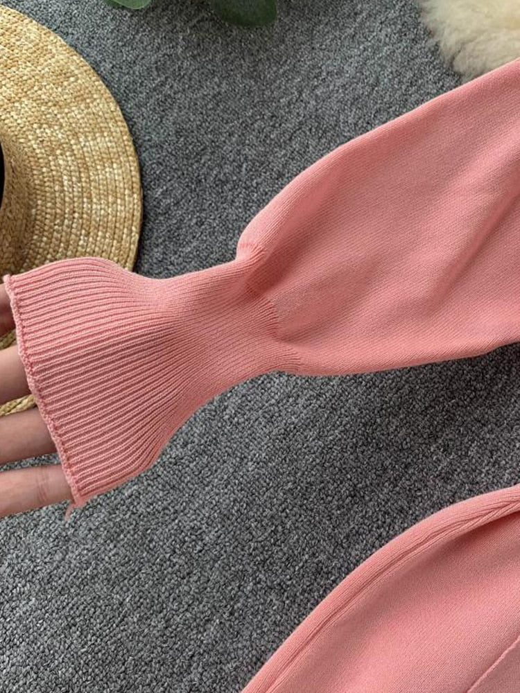 Knitted Sweater Dress - Harvey's