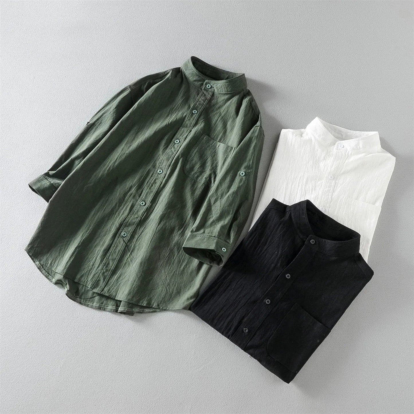 Standard Five-point Collar T-Shirt