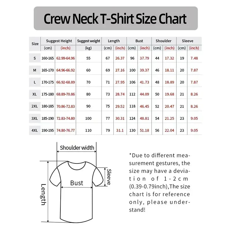 Short Sleeve Anime Streetwear