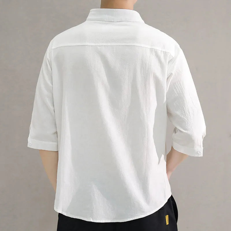 Standard Five-point Collar T-Shirt