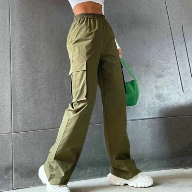 Women's high waisted cargo bottoms - Harvey's