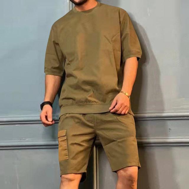 Men's Plain Summer Shorts and T-shirt - Harvey's