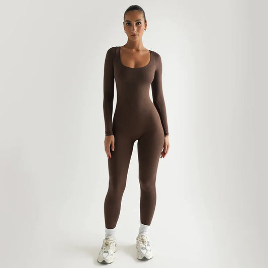 Women Square Neck Jumpsuit