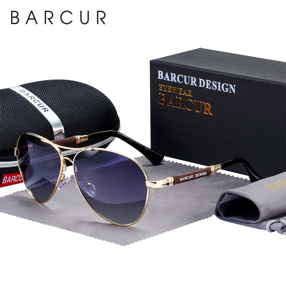 BARCUR Titanium Alloy Polarized Sunglasses - Harvey's