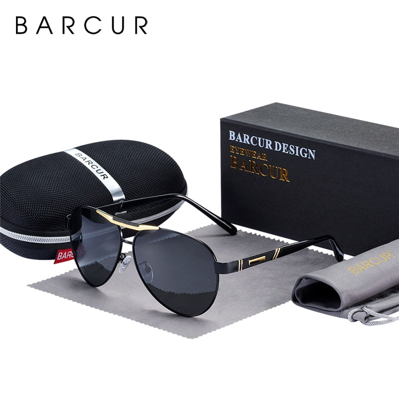 BARCUR Polarized Pilot Sunglasses - Harvey's